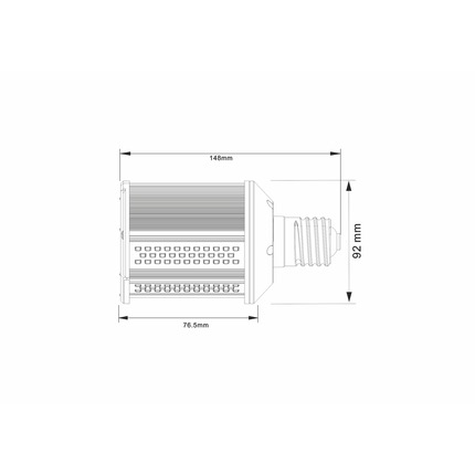 lampadina led smile e27 20w luce calda 722 beneito faure ip64