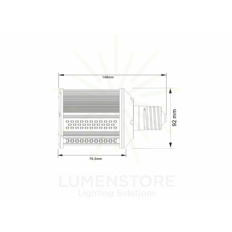 lampadina led smile e27 20w luce calda 722 beneito faure ip64