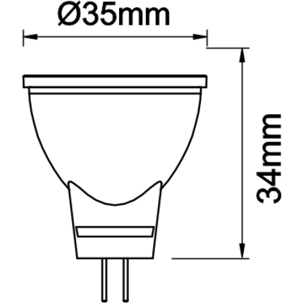 lampadina led tutto gu4 4w luce calda 827 beneito faure