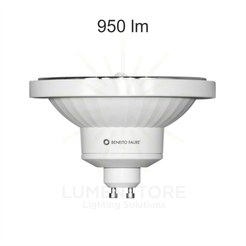 lampadina led lynk ar111 gu10 13w luce naturale 840 beneito faure