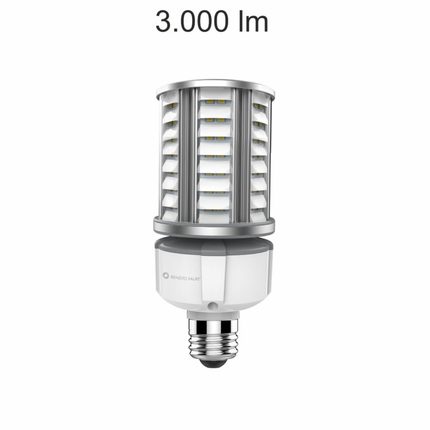 lampadina led obo e27 27w luce fredda 850 beneito faure ip64