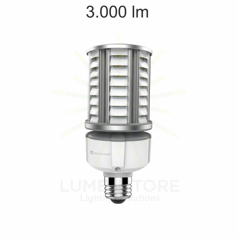 lampadina led obo e27 27w luce fredda 850 beneito faure ip64