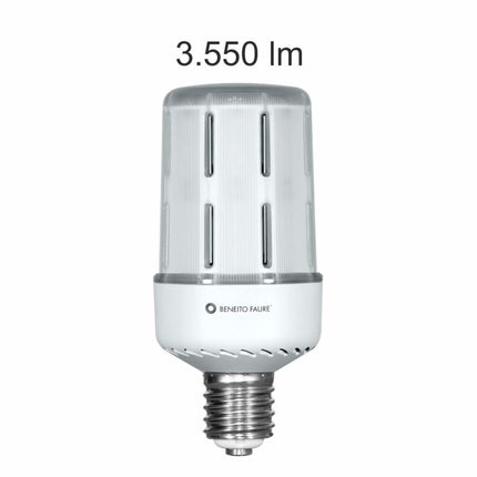 lampadina led aria e40 30w luce fredda 850 beneito faure