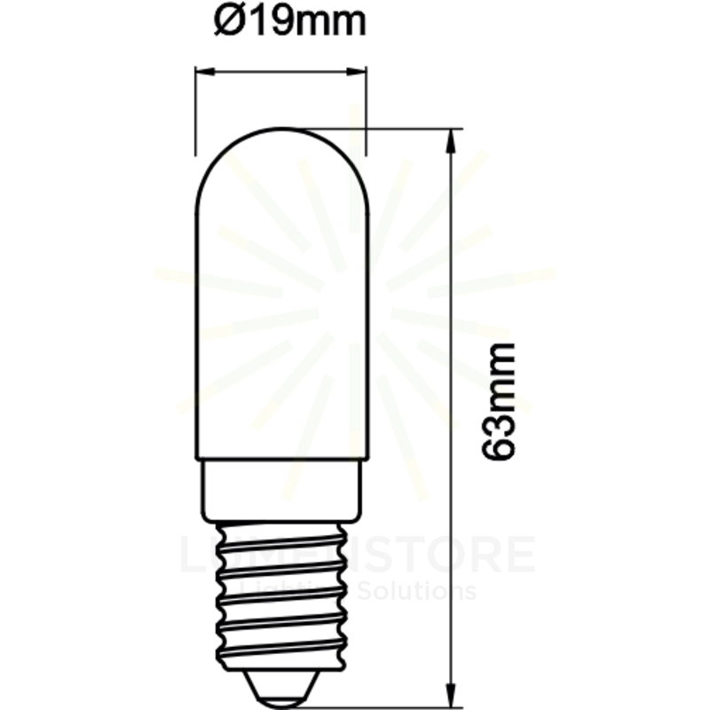 lampadina led shop e14 2w luce calda 830 beneito faure ip44