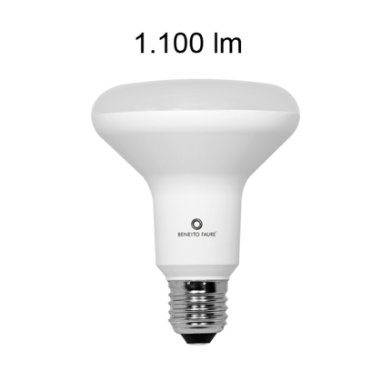 lampadina led r-90 r-line e27 12w luce calda 822 beneito faure