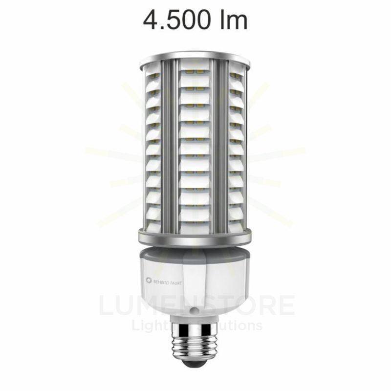 lampadina led obo e27 45w luce fredda 850 beneito faure ip64