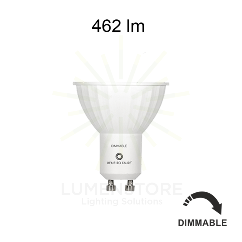 lampadina led uniform-line gu10 6w luce calda 830 beneito faure dimmerabile