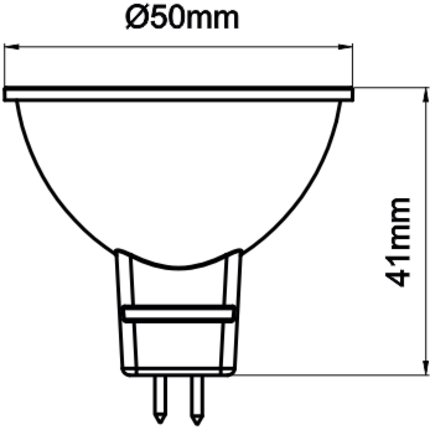 lampadina led system mr16 gu5.3 8w luce naturale 840 beneito faure