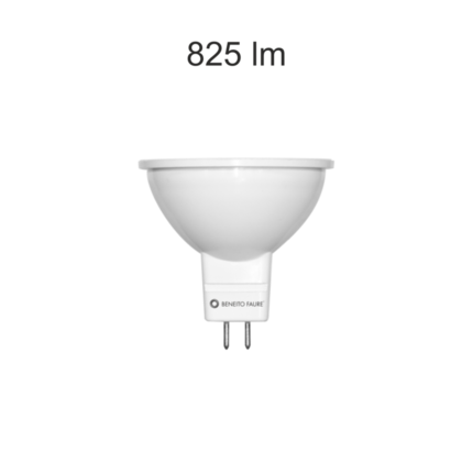 lampadina led system mr16 gu5.3 8w luce calda 827 beneito faure