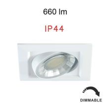 downlight compac c 8w luce naturale 4000k beneito faure bianco ip44