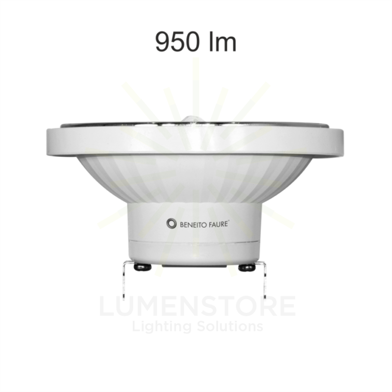 lampadina led lynk ar111 g53 13w, luce calda 3000k, beneito faure 3453