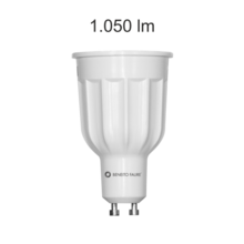 lampadina led power gu10 10w luce calda 830 beneito faure