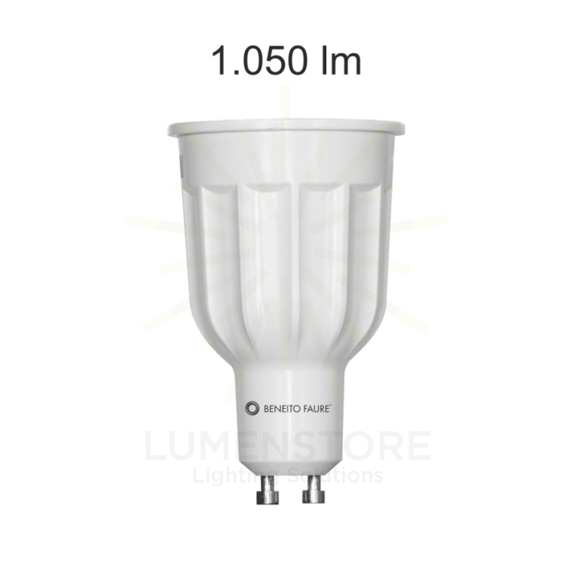 lampadina led power gu10 10w luce calda 830 beneito faure