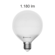 lampadina led globo e27 10w luce calda 827 beneito faure