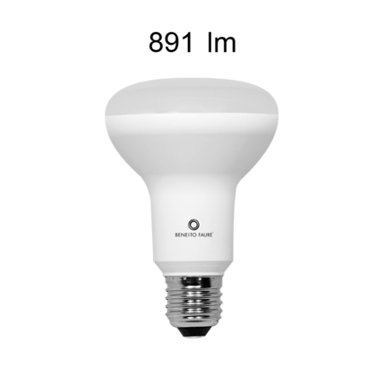 lampadina led r-80 r-line e27 10w luce calda 830 beneito faure