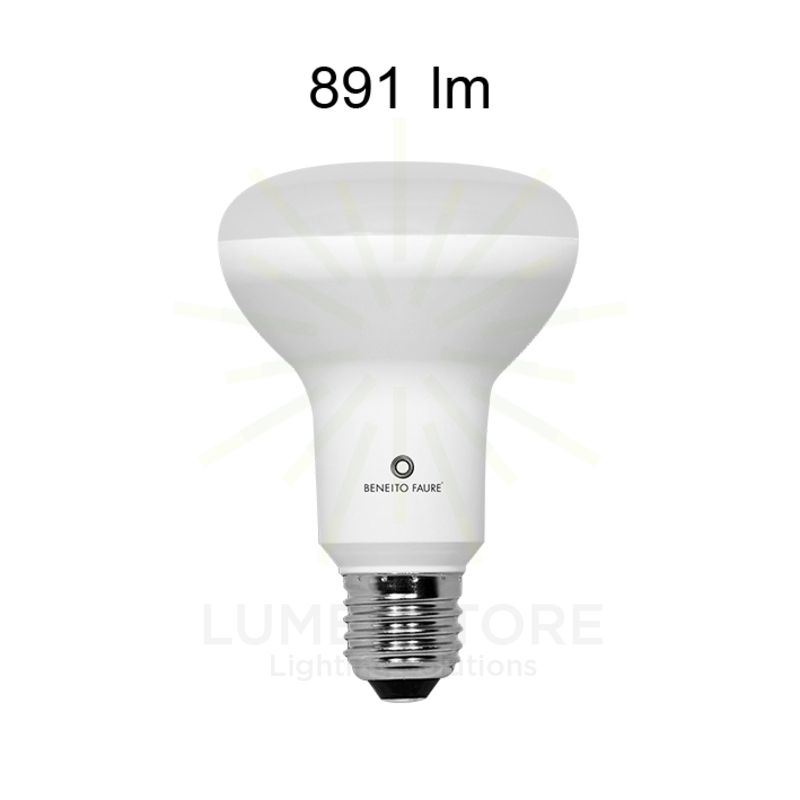 lampadina led r-80 r-line e27 10w luce calda 830 beneito faure