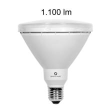 lampadina led par38 r-line e27 15w luce calda 830 beneito faure ip65