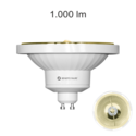 lampadina led nitro ar111 gu10 15w 220/240v luce calda 2700k 3470