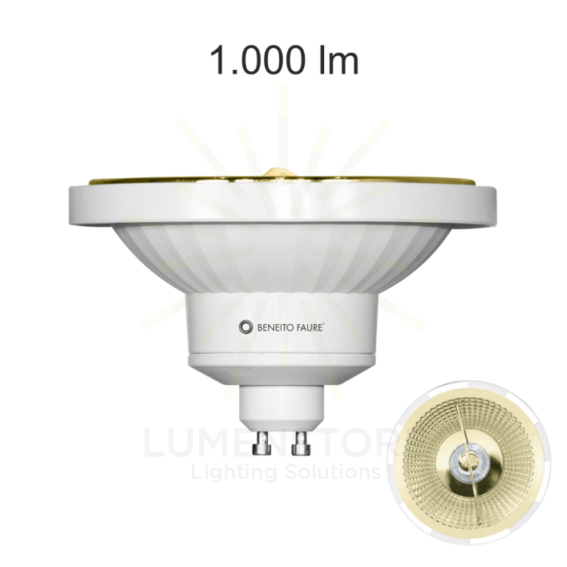 lampadina led nitro ar111 gu10 15w luce calda 827 beneito faure