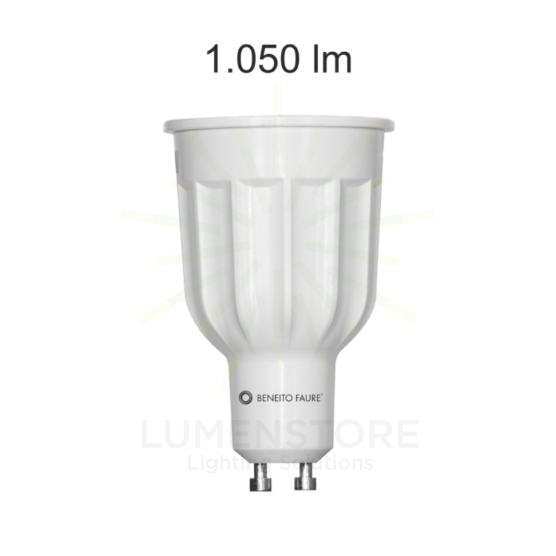 lampadina led power gu10 10w luce calda 840 beneito faure