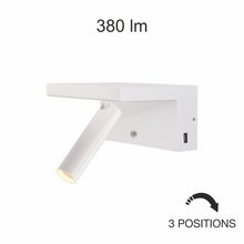 applique beam 5w luce calda 2700k beneito faure bianco