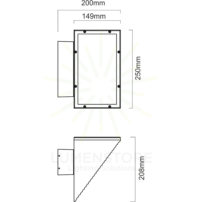 faretto comet 40w luce calda 2700k beneito faure grigio ip65 ik08