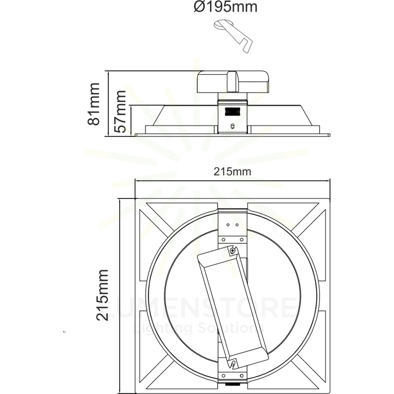 downlight spike 20w luce calda 3000k beneito faure bianco