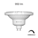 lampadina led lynk ar111 gu10 13w luce calda 830 beneito faure dimmerabile