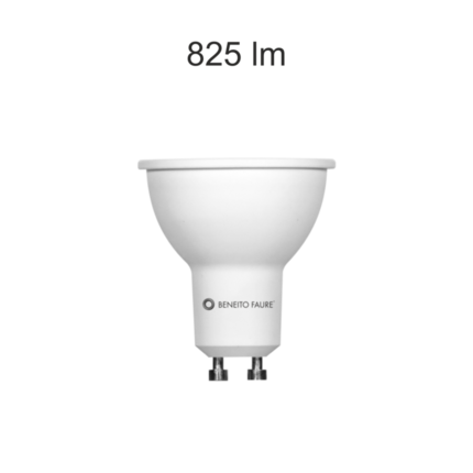 lampadina led system gu10 8w luce calda 830 beneito faure