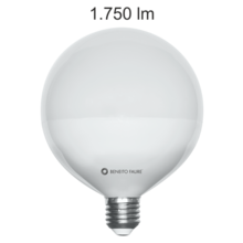 lampadina led globo e27 16w luce naturale 840 beneito faure