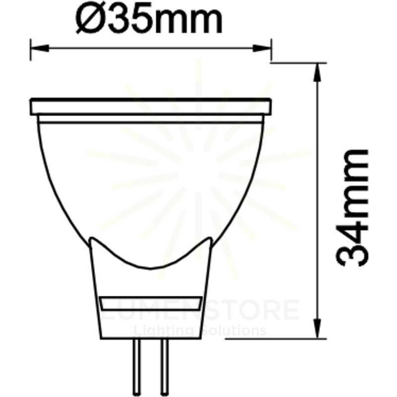 lampadina led tutto gu4 4w luce naturale 840 beneito faure