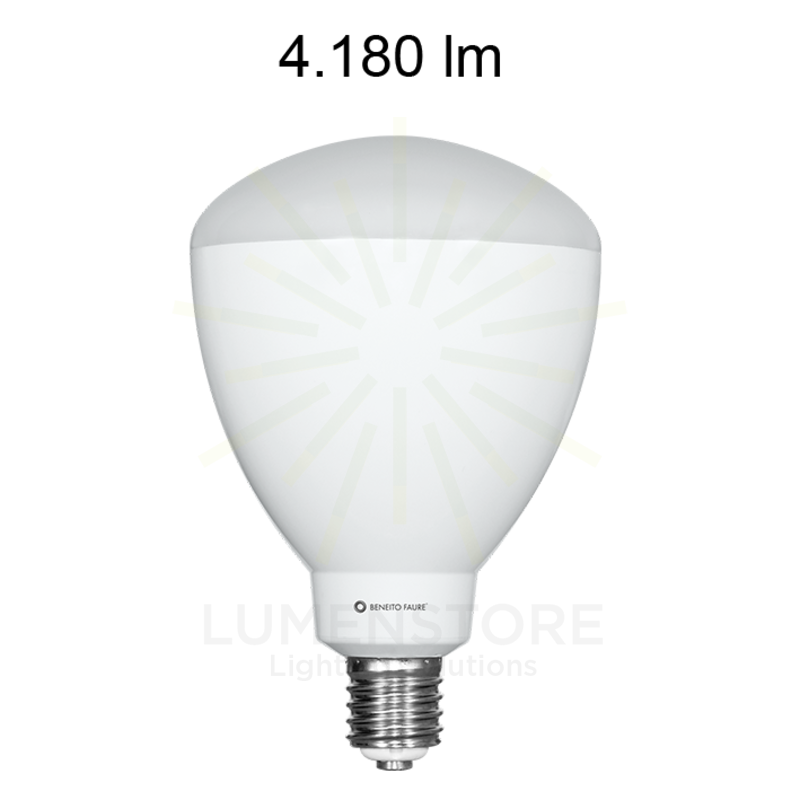 lampadina led cup e40 45w luce calda 830 beneito faure