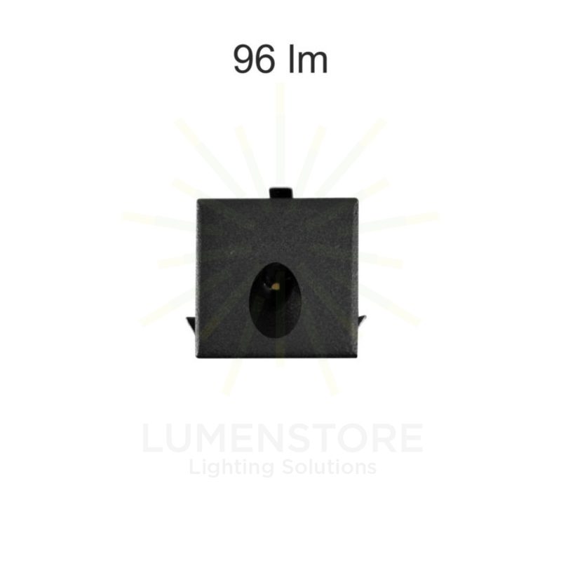 faretto da esterno luky 2w luce calda 832 beneito faure nero ip54