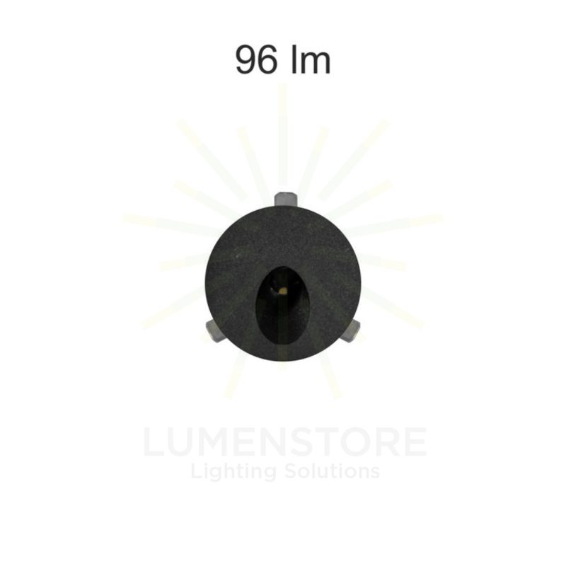 faretto da esterno polo 2w luce calda 832 beneito faure nero ip54