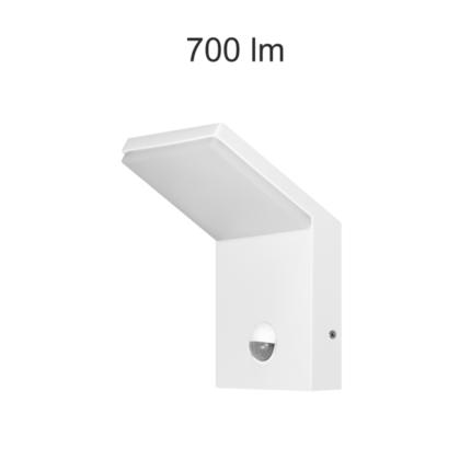 applique led da superficie 9w 220/240v 3000k bianco ip54 beneito faure 3585