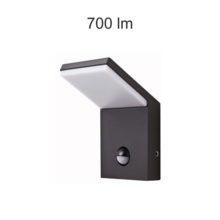 applique led da superficie 9w 220/240v 3000k nero ip54 beneito faure 3584