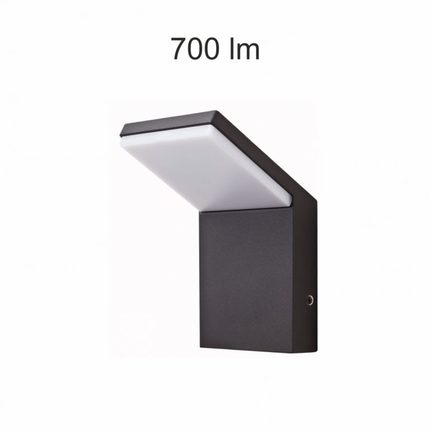 applique led da superficie 9w 220/240v 3000k nero ip54 beneito faure 3749