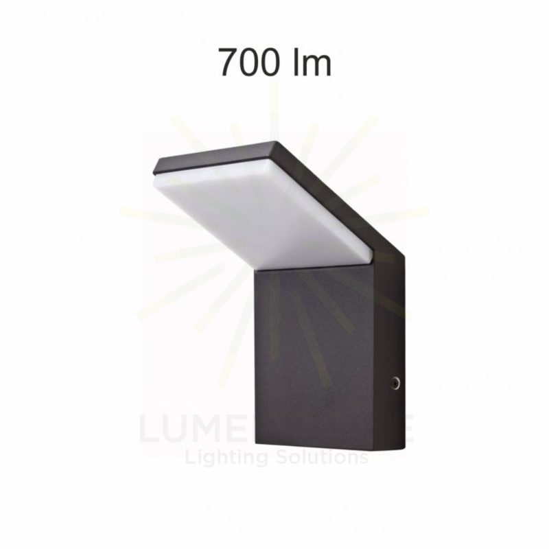 applique led da superficie 9w 220/240v 3000k nero ip54 beneito faure 3749