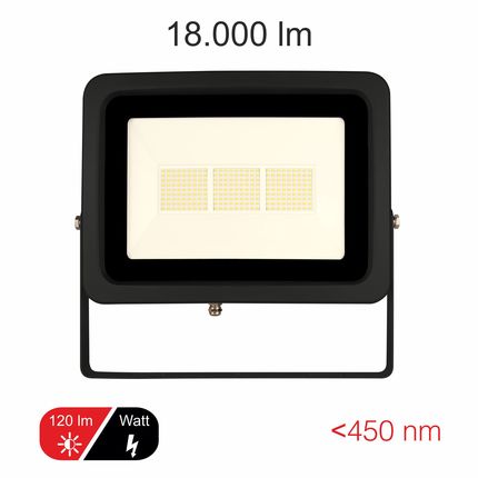 proiettore sky 150w luce calda 822 beneito faure nero ip65 ik08