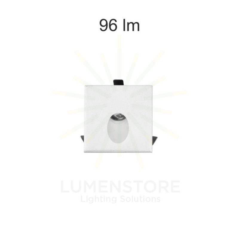 faretto da esterno luky 2w luce naturale 840 beneito faure bianco ip54
