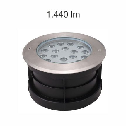 faretto led da incasso 17w 100/277v 3000k grigio ip65 beneito faure 4135