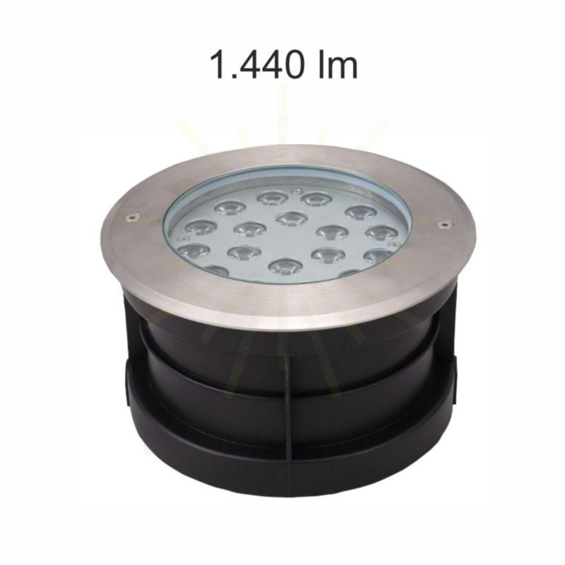 faretto led da incasso 17w 100/277v 3000k grigio ip65 beneito faure 4135