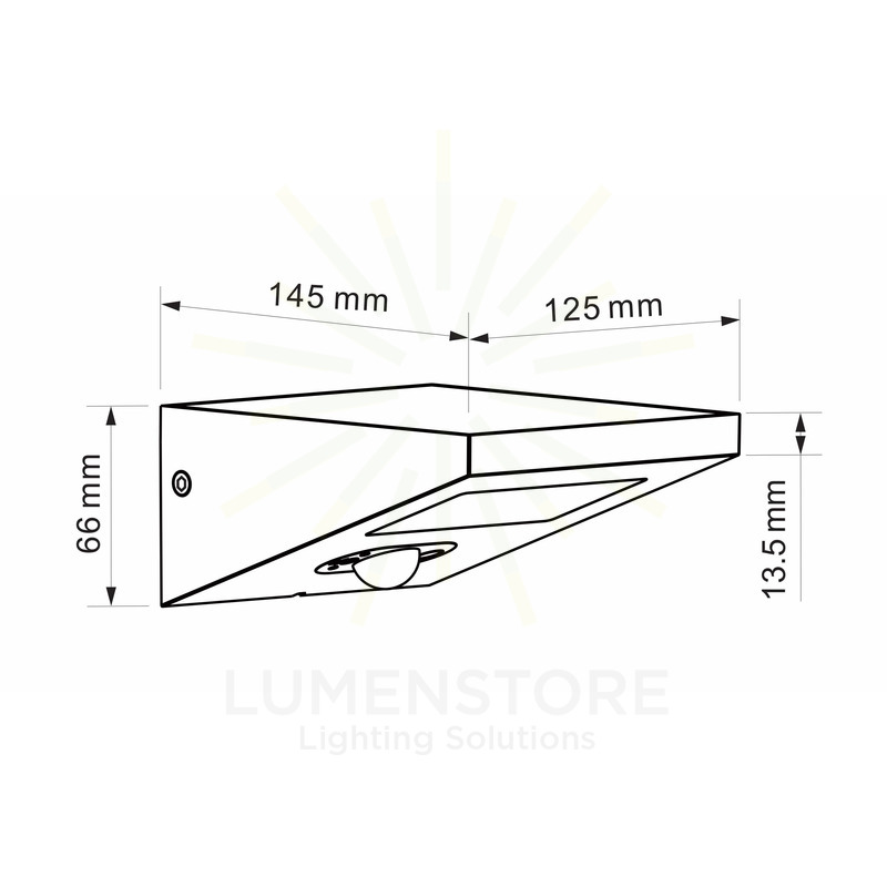 lampada energia solare iris 2.5w luce naturale 840 beneito faure nero ip54 ik08