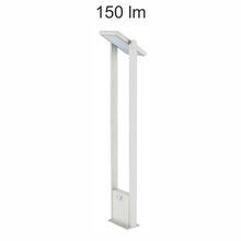 lampada energia solare popa 1.6w luce naturale 840 beneito faure bianco 100cm ip54 ik08