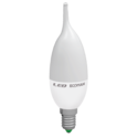 lampadina led colpo di vento e14 6w luce calda 3000k ecoman vetro ghiaccio