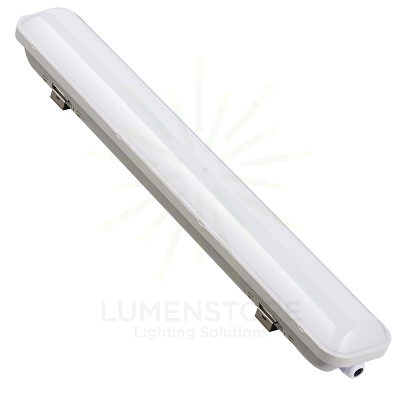 reglette led linea60 18w luce naturale 4000k ecoman ip65 