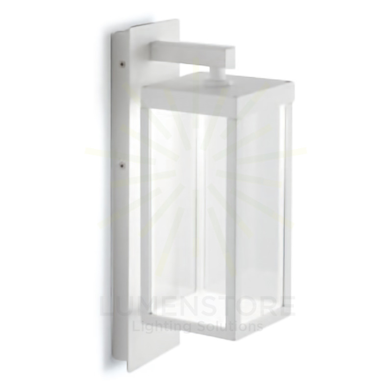 applique sire 13w luce naturale 4000k gealed bianco ip54