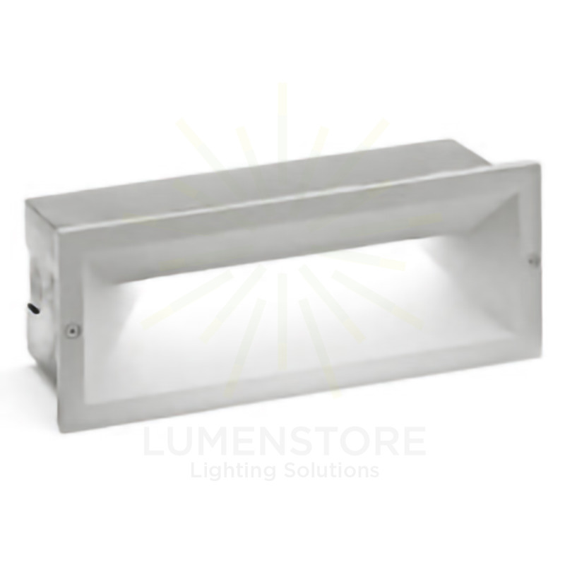 segnapasso ohrm 13w luce naturale 4000k gealed grigio metallizzato ip65