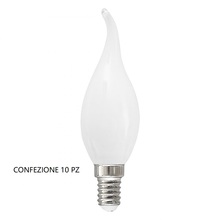lampadina led gla280b e14 6w luce calda 3000k gealed box 10 pezzi