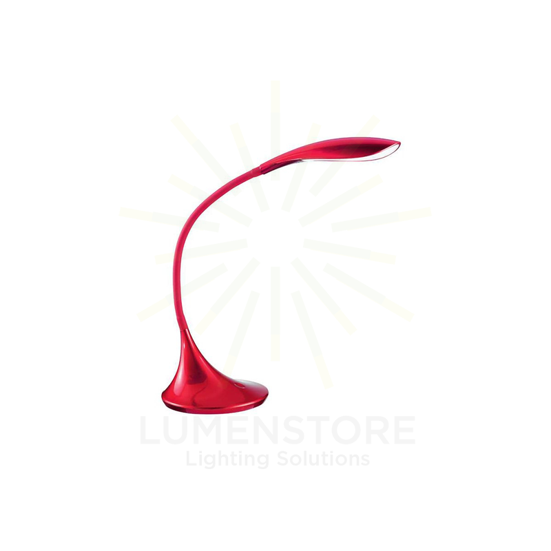 lampada da tavolo nunki 4.5w luce calda 3000k gealuce rosso